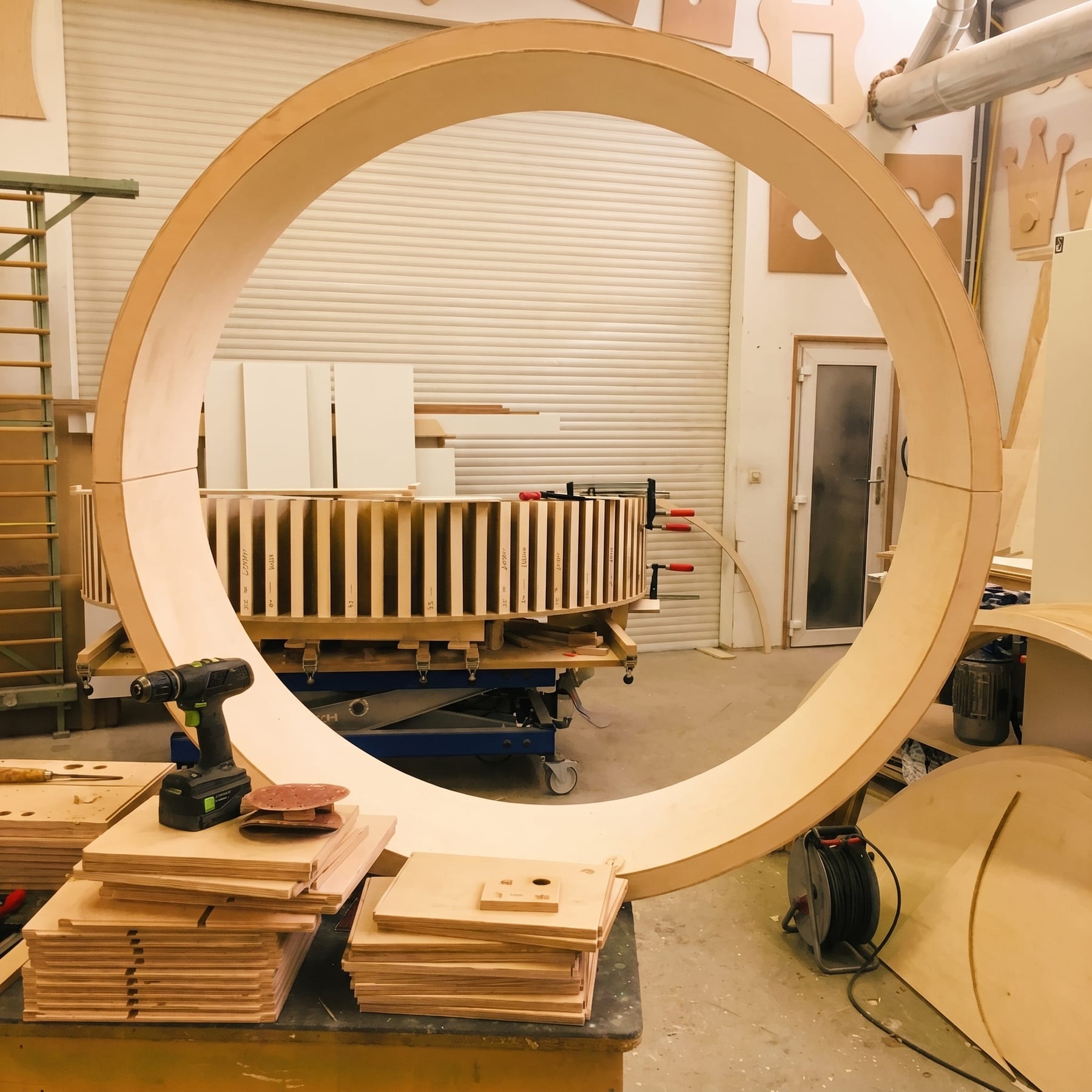 Werkstatt-Atmosphäre bei mahalinchen holzdesign